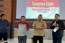 Turnamen Gaple Meriahkan Rangkaian Hari Bhayangkara Ke-77 Polresta Bengkulu