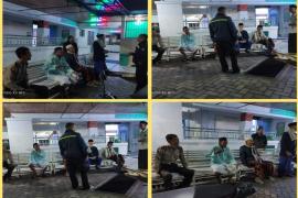 Ciptakan Rasa Aman, Polsek Teluk Segara Gelar Pengamanan Kegiatan Salat Subuh 