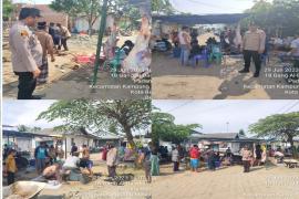 Polsek KSKP Pulau Baai Laksanakan Pengamanan Pemotongan Hewan Qurban 