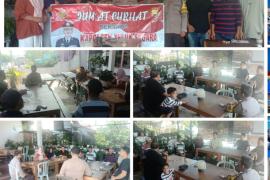 polsek Teluk Segara, Gelar Jumat Curhat Dengarkan Aspirasi Warga Kelurahan Tengah Padang 
