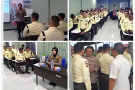 Sat Binmas Polresta Bengkulu Berikan Pembinaan kepada Satpam PT Doa