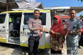 Sat Lantas Polres BS, Laksanakan Pelayanan Samsat Keliling di Kecamatan Pino