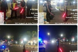 Sat Lantas Polresta Bengkulu Laksanakan Pengamanan Kunjungan Waka Polda ke Rumdin Kapolda