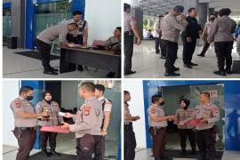Laksanakan Program Binkamsa, Satbinmas Polresta Bengkulu Cek Anggota Satpam Bank Fadilah