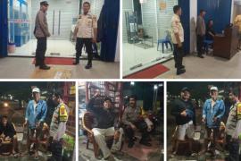 Jaga Keamanan di Wilayah Hukum, Polsek Ratu Samban Patroli Objek Vital dan Sambangi Pedagang dan Pusat Keramaian