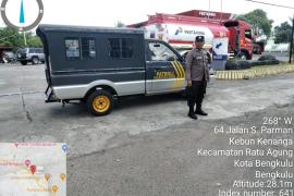 Sambangi Petugas dan Pemilik SPBU, Polsek Ratu Agung Sampaikan Imbauan