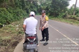 Patroli Dialogis, Personel Polsek Sindang Kelingi Sampaikan Imbauan Kamtibmas