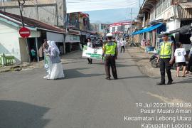Satlantas Polres Lebong Laksanakan Pengawalan dan Pengaturan Pawai Ta'aruf Peringatan Tahun Baru Islam