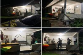 Ciptakan Situasi Kamtibmas, Polsek Muara Bangkahulu Patroli Malam