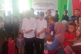 Presiden Jokowi Kunjungi Posyandu Desa Sarimulyo Sukaraja Seluma