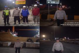 Patroli Malam di Seputaran Wilayah Hukum, Polsek KSKP Pulau Baai Sampaikan Imbauan