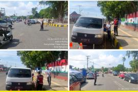 Permudah Mobilitas Pelayanan, Sat Samapta Polresta Bengkulu Tertibkan Pedagang Kaki Lima yang Berjualan di Depan Mako