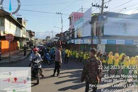 Polres Lebong Berikan Pengamanan Jalan Sehat Menyambut Musda Muhammadiyah dan Aisyiyah Lebong