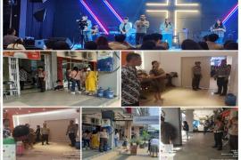 Ibadah Minggu Umat Kristiani, Polsek Ratu Samban Berikan Pengaman di Gereja GBI Sariwangi Suprapto