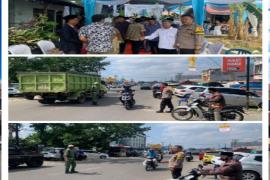 Sambangi Resepsi Pernikahan Warga Binaannya, Bhabinkamtibmas Polsek Muara Bangkahulu Sampaikan Imabauan Kamtibmas