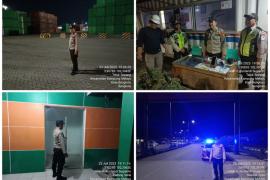 Berikan Rasa Aman dan Cegah Terjadinya Tindak Pidana 3C, Polsek KSKP Pulau Baai Patroli Malam 