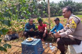 Sambang DDS Bersama Warga, Bhabinkamtibmas Sampaikan Imbauan Kamtibmas 