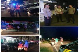 Cegah Terjadinya Gangunggan Kamtibmas, Polsek Ratu Samban Patroli Keliling