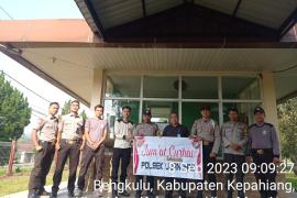 Jaga Harkamtibmas, Polsek Ujan Mas Gelar Jumat Curhat Bersama Satpam