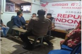 Polsek Muara Bangkahulu Patroli Keliling Malam Hari, Sampaikan Imbauan Kamtibmas