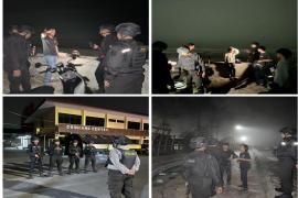 Patroli Malam Hari, Polresta Bengkulu Tertibkan Pemuda yang Nongkrong dan Minum di Jalan Pariwisata