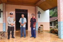 Selalu Hadir untuk Masyarakat, Polsek Giri Mulya Laksanakan Pengamanan Ibadah Umat Kristiani di Gereja GDPI 