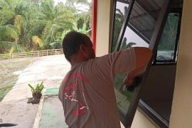 Tunjukan Rasa Kepedulian Terhadap Lingkungan, Personel Polsek Muara Sahung Laksanakan Kurvei Kebersihan Mako 