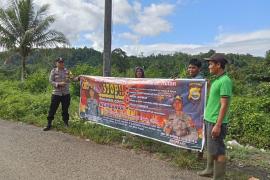 Polsek Muara Sahung Sosialisasi Karhutla 
