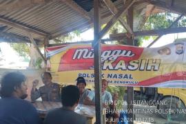 Tampung dan Serap Aspirasi Warga, Poslek Nasal Minggu Kasih Bersama Warga Tebing Rambutan 