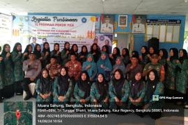 Polsek Muara Sahung Hadiri Kegiatan Pembinaan yang Dilakukan PKK Kecamatan dengan PKK Desa Tri Tunggal Bakti