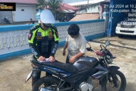 Operasi Patuh Nala 2024, Sat Lantas Polres BS Ajak Warga Taat Aturan Berlalu Lintas