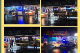 Polsek Teluk Segara Patroli Malam Cegah Tindak Kejahatan dan Antisipasi Gangguan Kamtibmas 