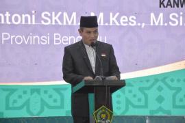 Herwan Antoni Bacakan Sambutan Gubernur, Apresiasi Rakerwil Kemenag Bengkulu