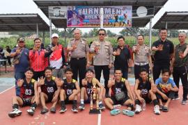 Kapolres Bengkulu Selatan Tutup Turnamen Bola Voli Kapolres Cup II