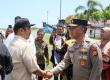 Kapolda Bengkulu Hadiri Penjemputan Menteri Bappenas RI di Bandara Fatmawati Soekarno Putri