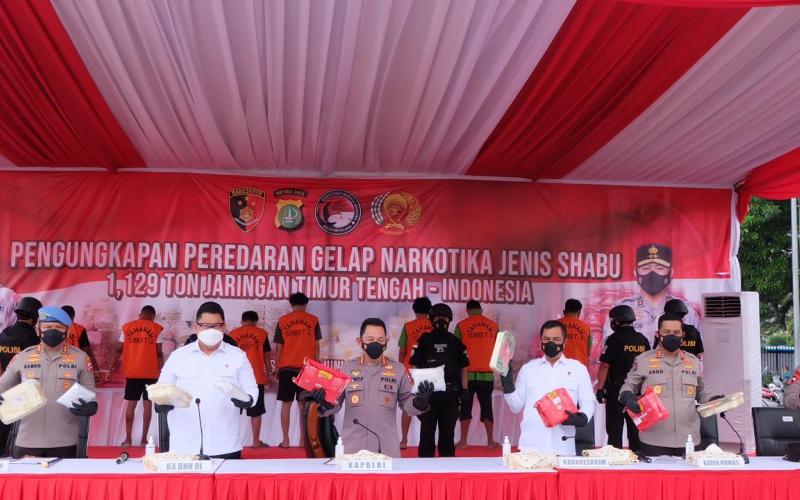 Konferensi Pers Kapolri Jenderal Pol Listyo Sigit Prabowo