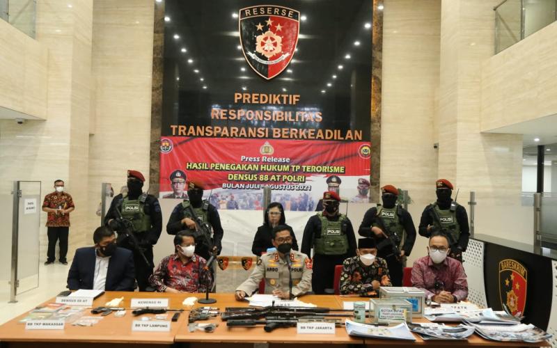 Polri Paparkan Sumber Pendanaan Kelompok JI