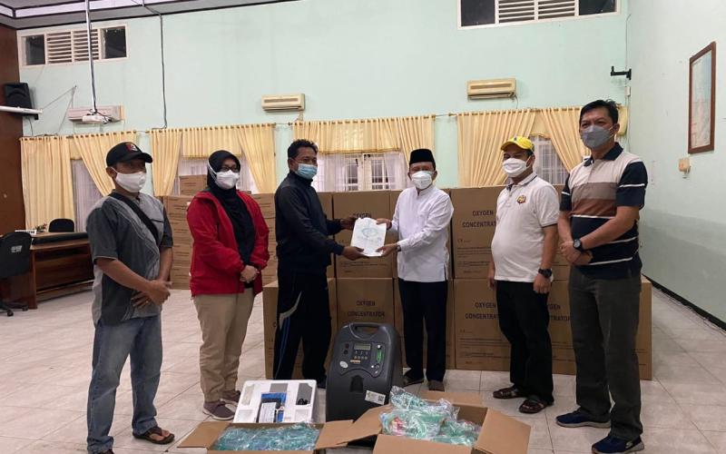 Oksigen Konsentrator dari Kemenkes RI Sangat Membantu untuk Penanganan COVID-19 di Bengkulu