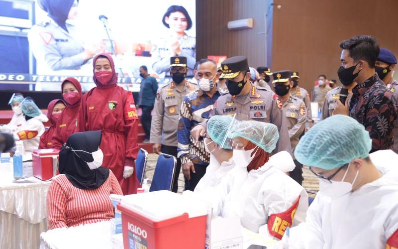 Kapolri Harap Sinergi Dengan Mahasiswa untuk Akselerasi Vaksinasi Terus Berlanjut