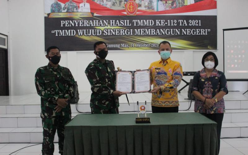 TMMD Reguler Ke 112 Kodim 1016 Palangka Raya Resmi Ditutup