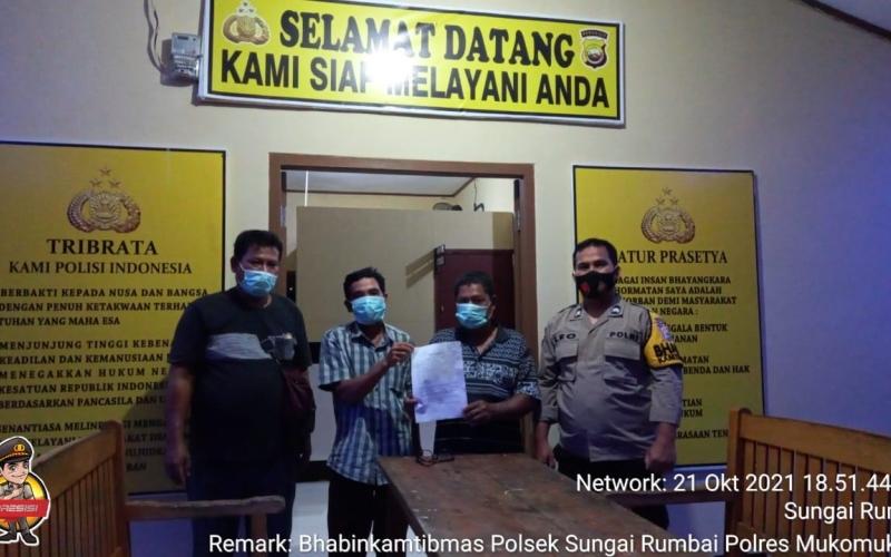 Hadirkan Problem Solving, Bhabinkamtibmas Mediasi Warga