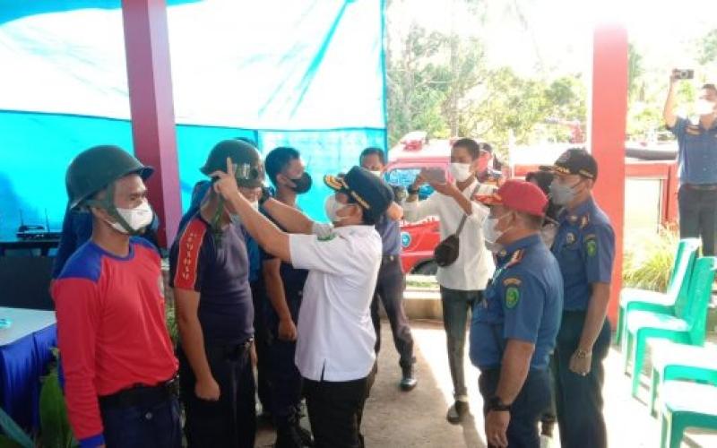 Motto Personel Damkar Bikin Wawali Terharu, 111 Super Hero Kota Bengkulu Ikut Pelatihan