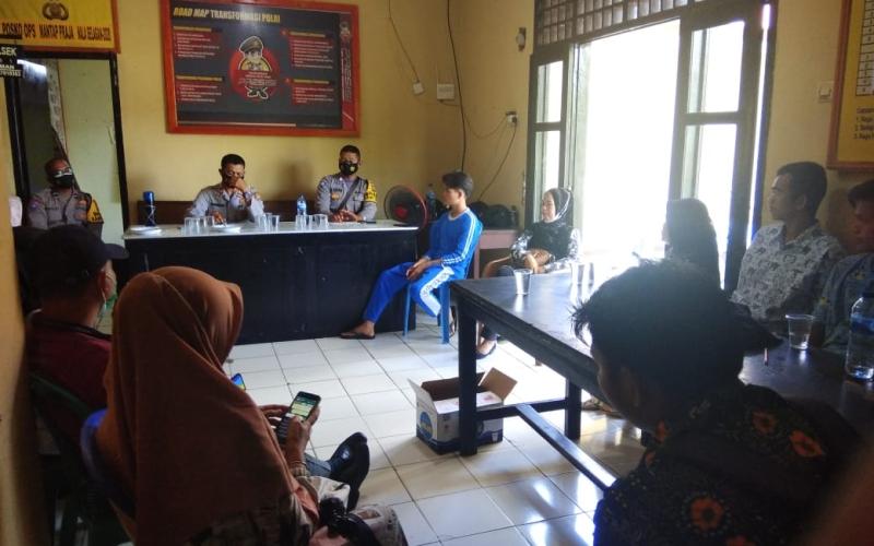 Polsek Lubuk Pinang dan Sekolah, Mediasi Perkelahian Antar Pelajar