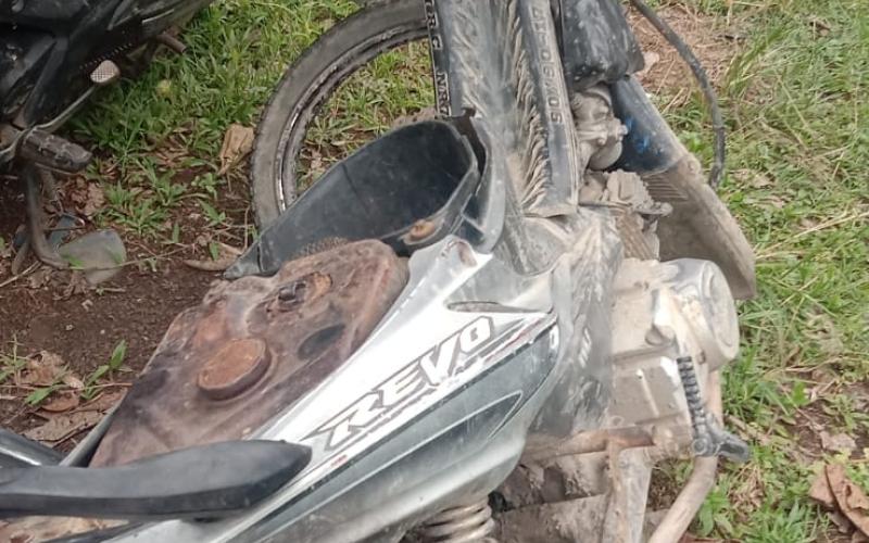 Berbelok Tanpa Isyarat, Dua Motor Revo Terlibat Laka Lantas