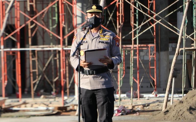 Pimpin Apel Pagi, Karo Ops Ingatkan Patuhi Prokes dan Vaksinasi