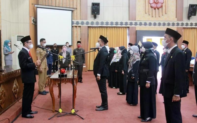 Asisten III Setprov Bengkulu Lantik 23 Pejabat Fungsional