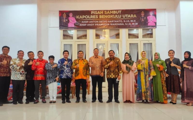 Bupati BU Lepas Sambut Kapolres Bengkulu Utara