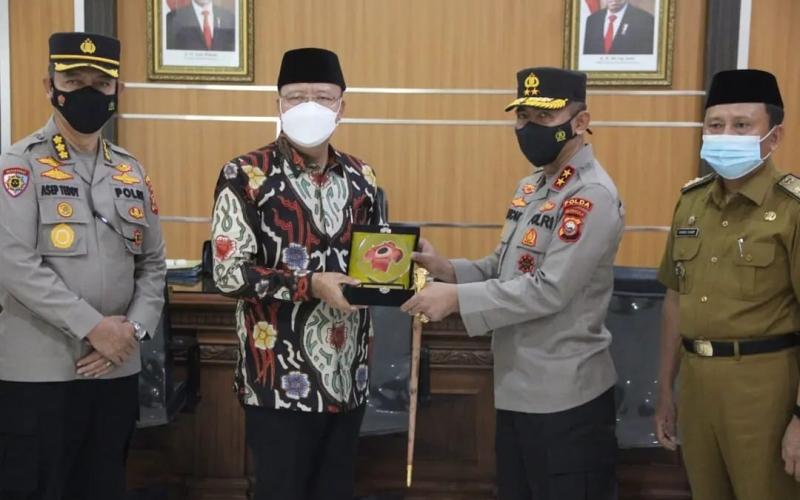 Kapolda Baru, Sinergi Pemprov dan Polda Bengkulu Diperkuat