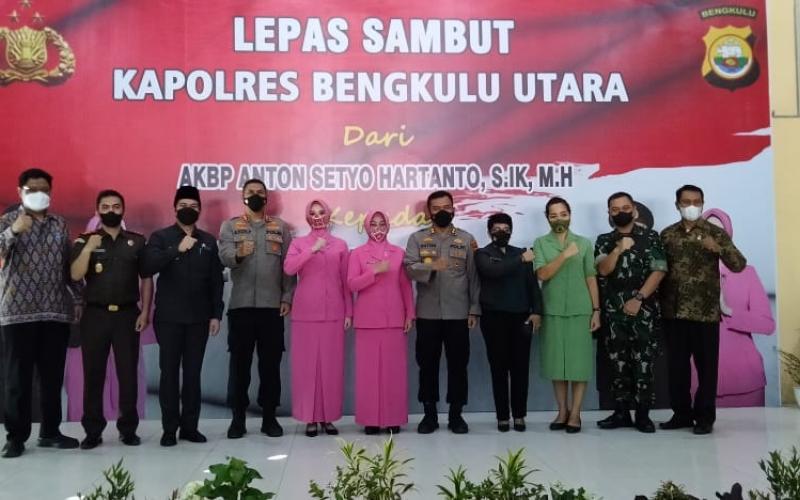 Terapkan Prokes Ketat, Pisah Sambut Kapolres BU Dilaksanakan Secara Sederhana