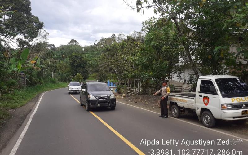 Polsek Padang Ulak Tanding Patroli Dijalan Lintas Lubuk Linggau – Curup